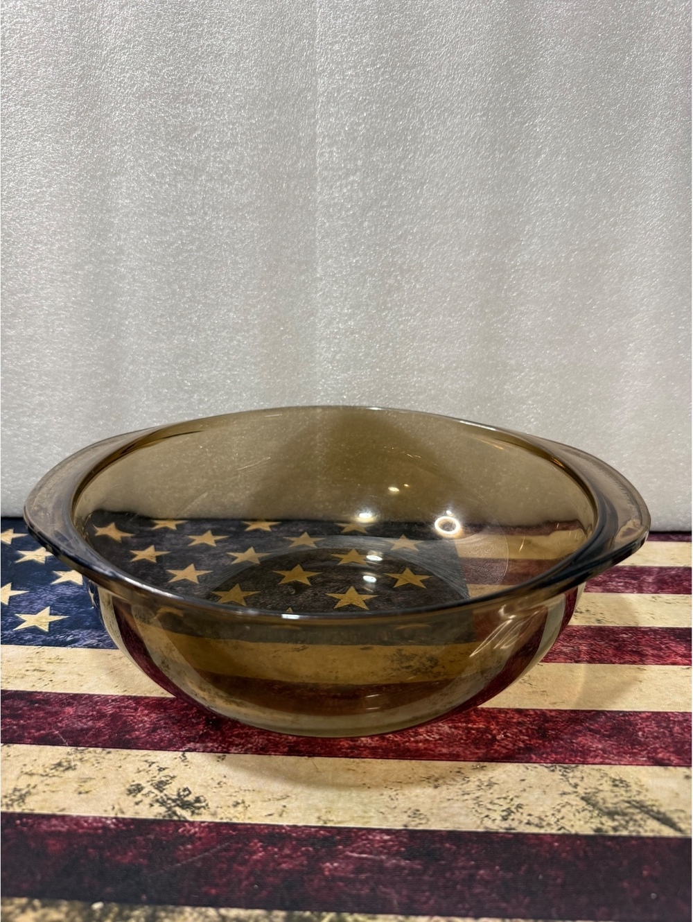 Vintage PYREX 023 Amber Brown Glass 1.5L Casserole Baking Dish USA Retro